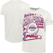 Champion Men's Champion White Philadelphia Phillies Winning Tradition Cooperstown Tri-Blend T-Shirt
