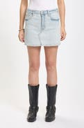 DAZE Malibu Denim Miniskirt