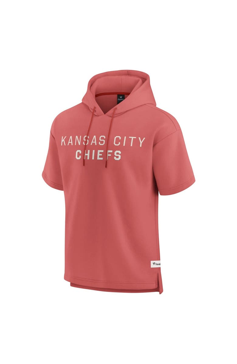 FANATICS Men's Fanatics Red Kansas City Chiefs Elements Future Ground Lettering Short Sleeve Pullover Hoodie, Alternate, color,