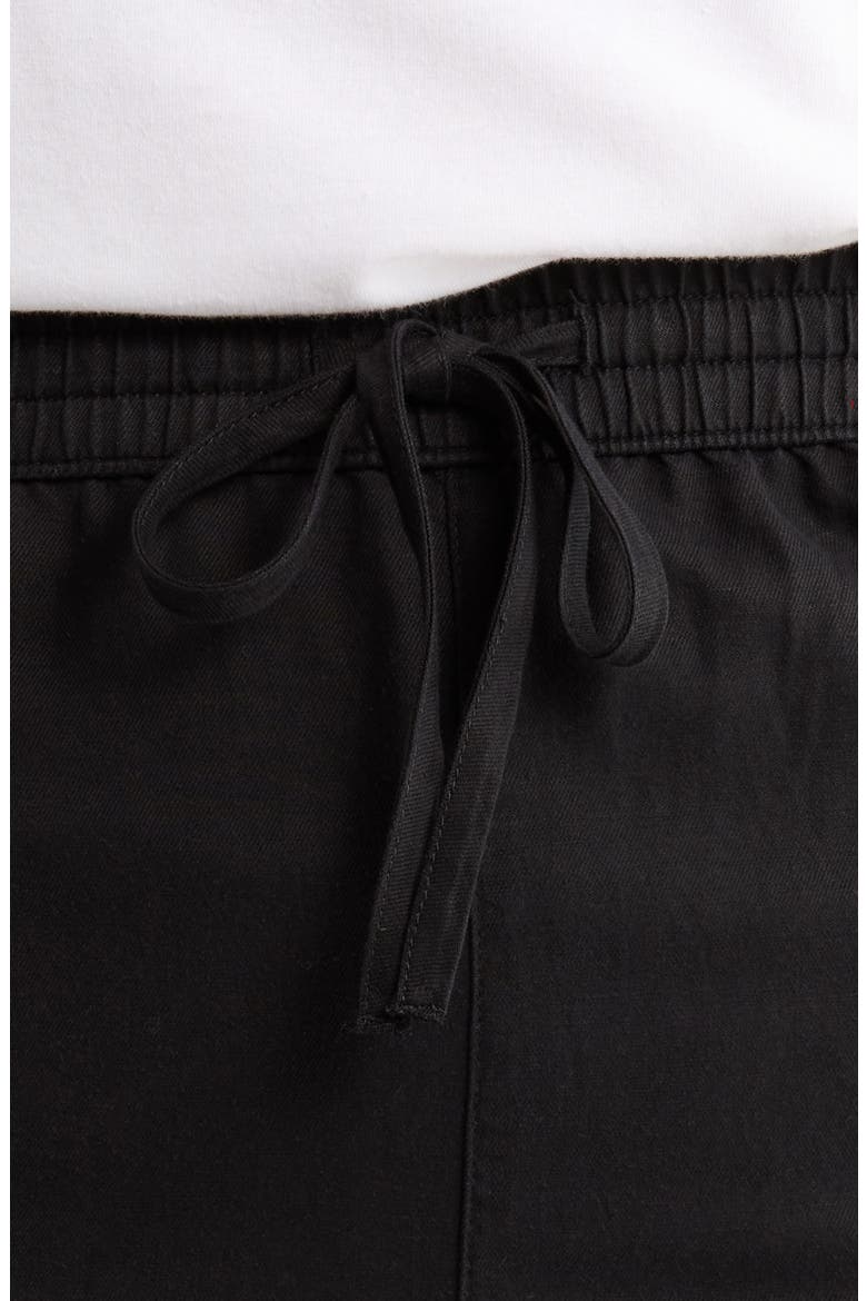 Pull-On Barrel Pants, Alternate, color, BLACK