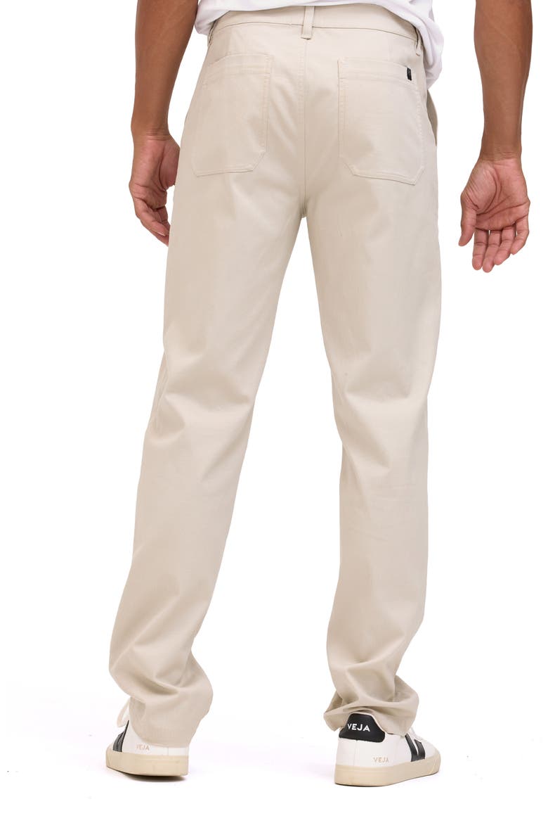 Luka Stretch Organic Cotton Pants, Alternate, color, COCOON