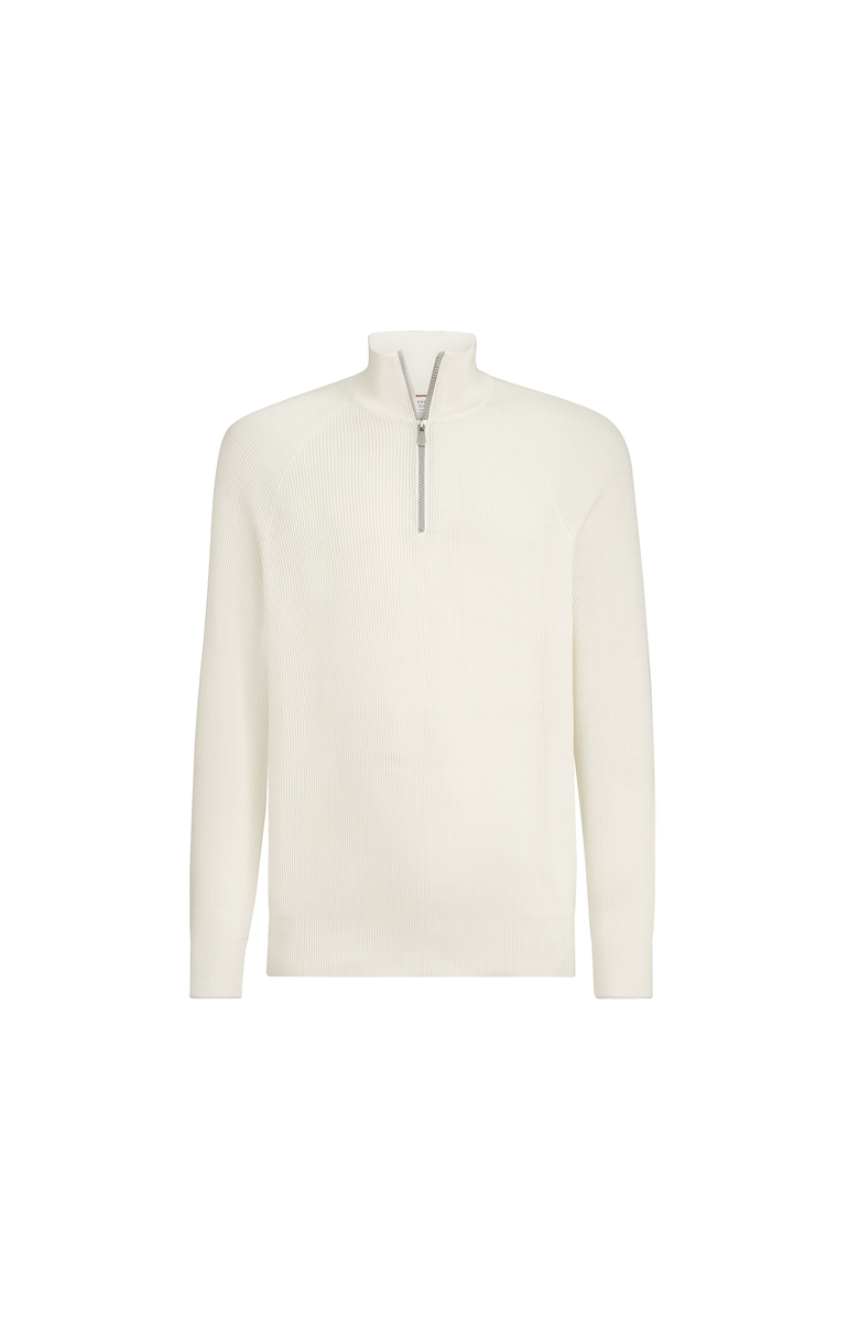 Brunello Cucinelli Cotton sweater, Main, color, Panama
