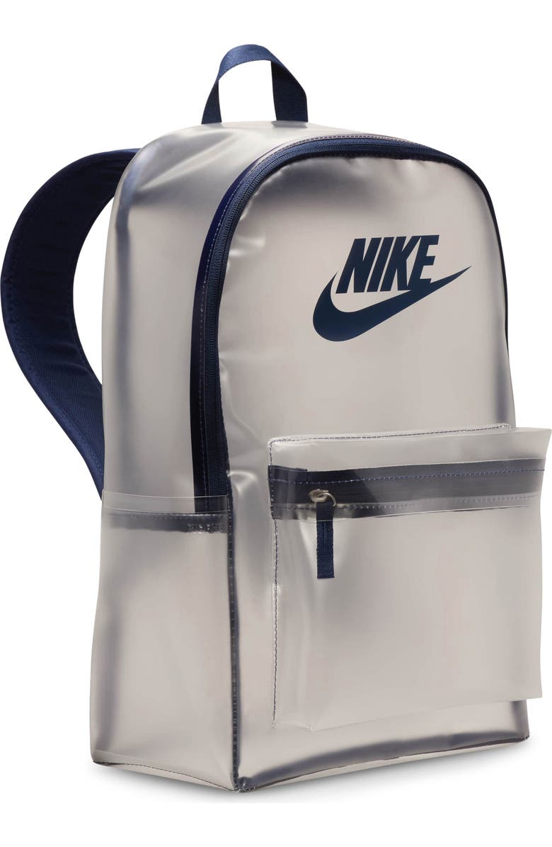 Nike Kids' Crystal Backpack, Alternate, color, Clear/ Midnight Navy