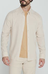 7 Diamonds Oasis Linen Blend Button-Up Shirt