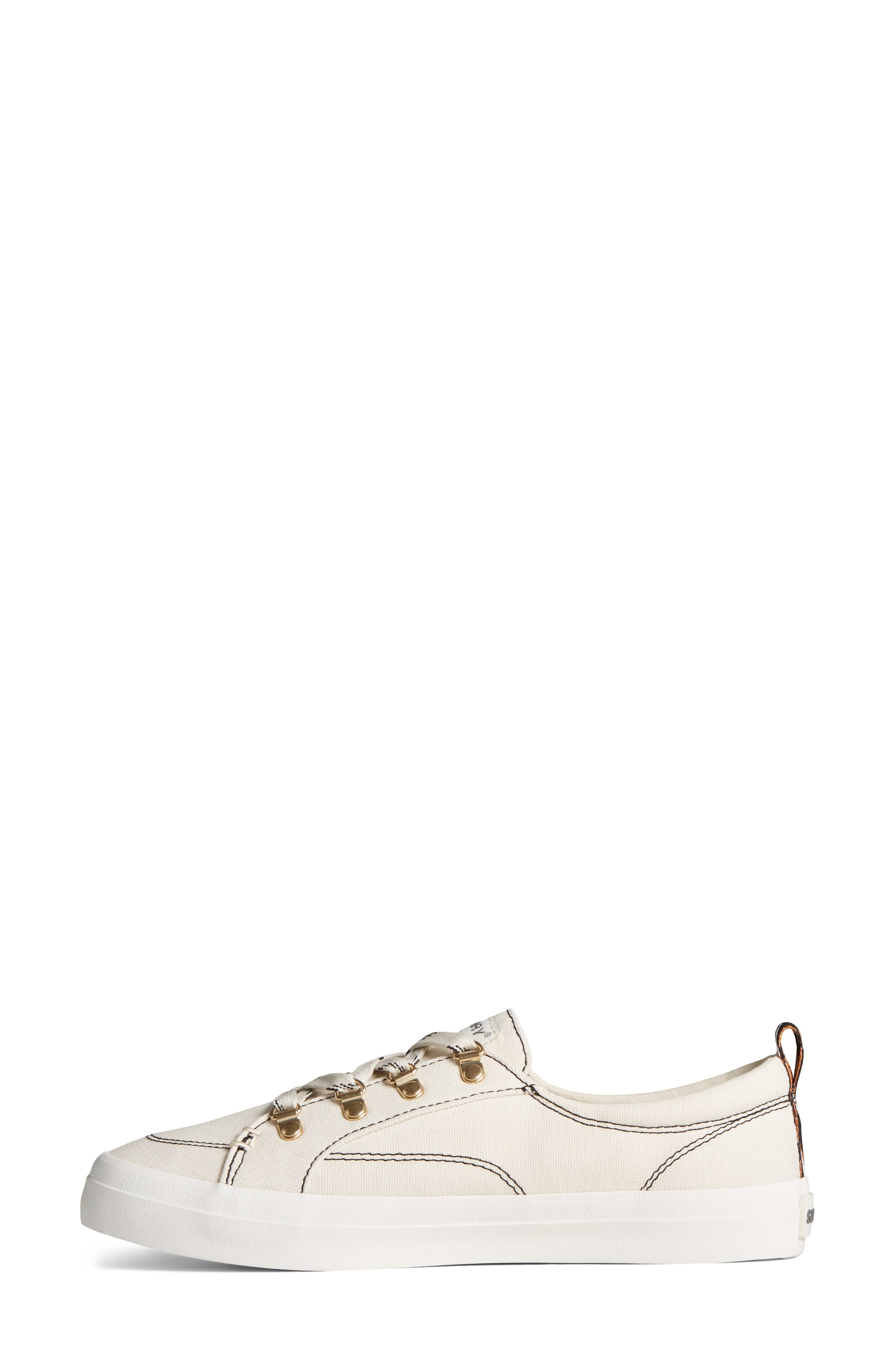 Sperry Crest Vibes Sneaker, Alternate, color, White