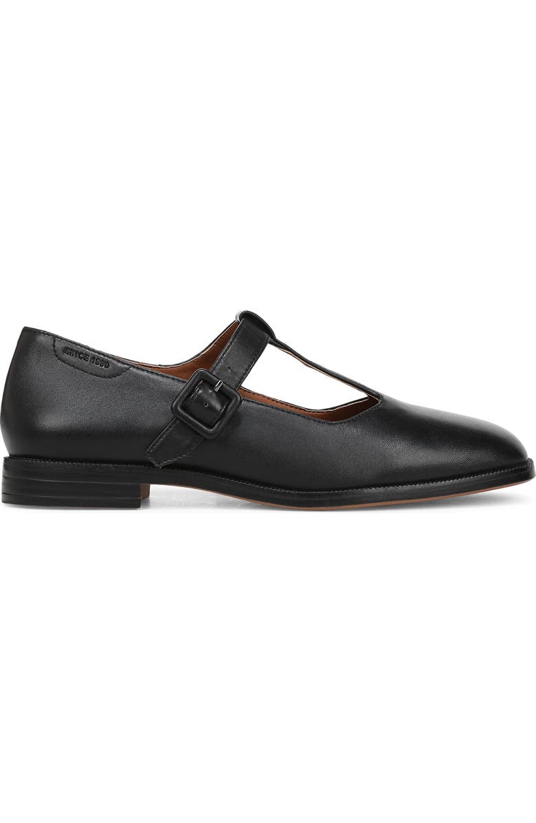 Franco Sarto Kenley T-Strap Flat, Alternate, color, Black