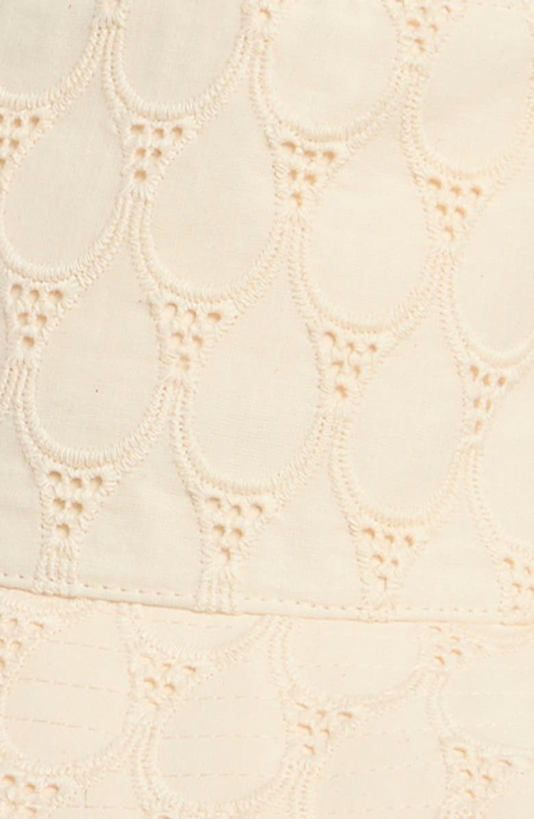 Lack of Color Holiday Cotton Canvas Bucket Hat, Alternate, color, White