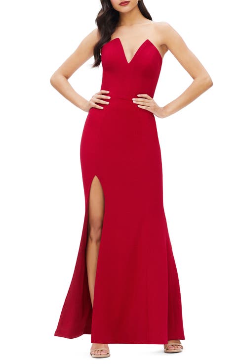 Fernanda Strapless Evening Gown
