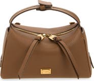 Dolce&Gabbana Vittoria Leather Top Handle Bag