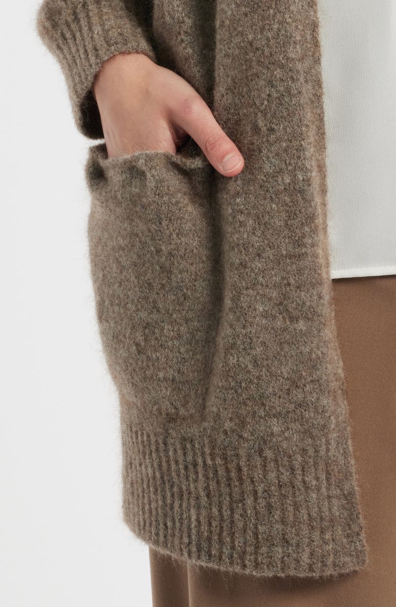 Eileen Fisher Pocket Cardigan, Alternate, color, Taupe