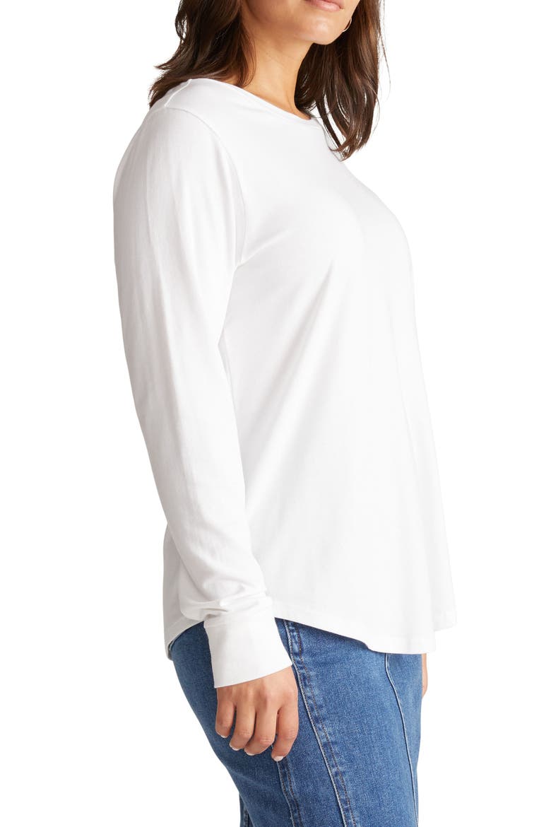 T Rex Long Sleeve Tee, Alternate, color, WHITE