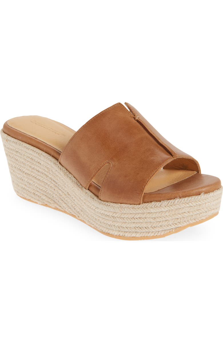 Chocolat Blu Willena Espadrille Platform Sandal, Main, color, Camel Leather