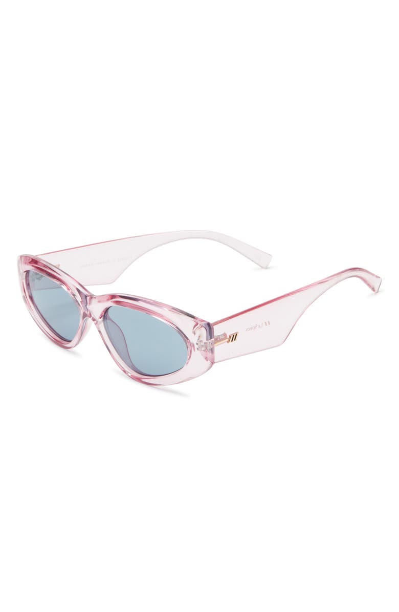 Le Specs Under Wraps 56mm Cat Eye Sunglasses, Alternate, color, Pink