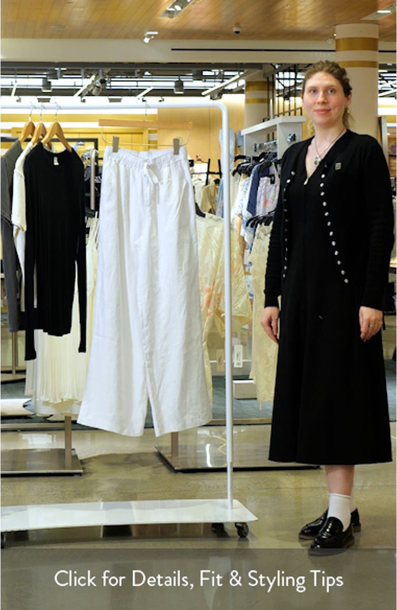 Stella Linen Drawstring Pants, sales video thumbnail