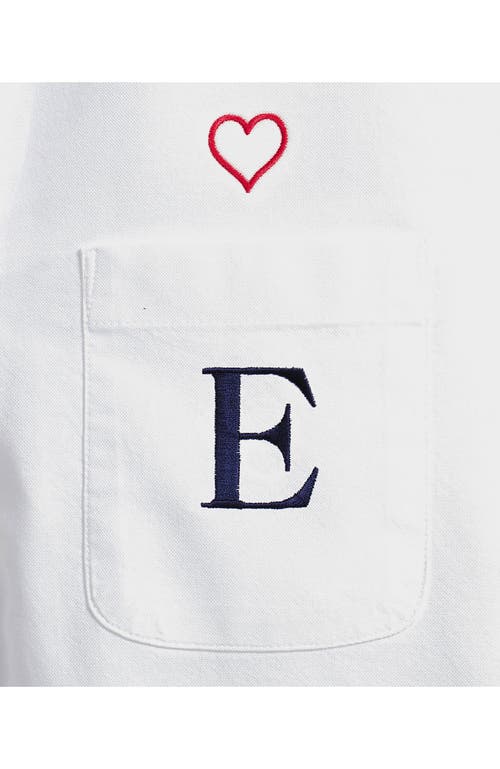 Lands' End Oxford Shirt In White
