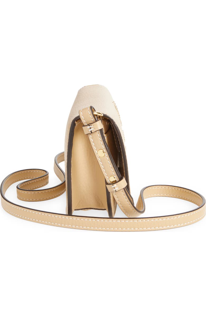 Stella McCartney Mini Logo Faux Leather Crossbody Bag, Alternate, color,