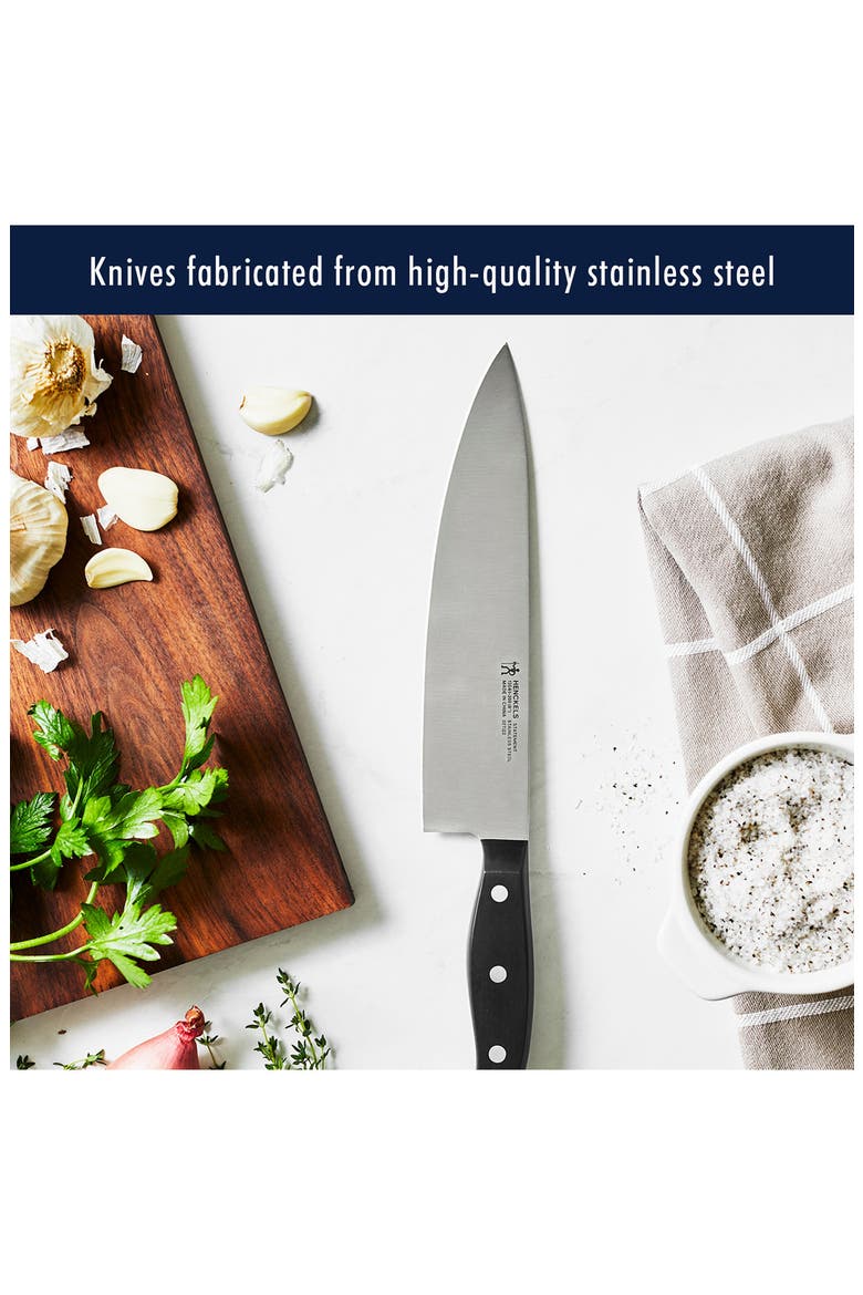 Statement 12-Piece Knife Block Set, Alternate, color, BLACK