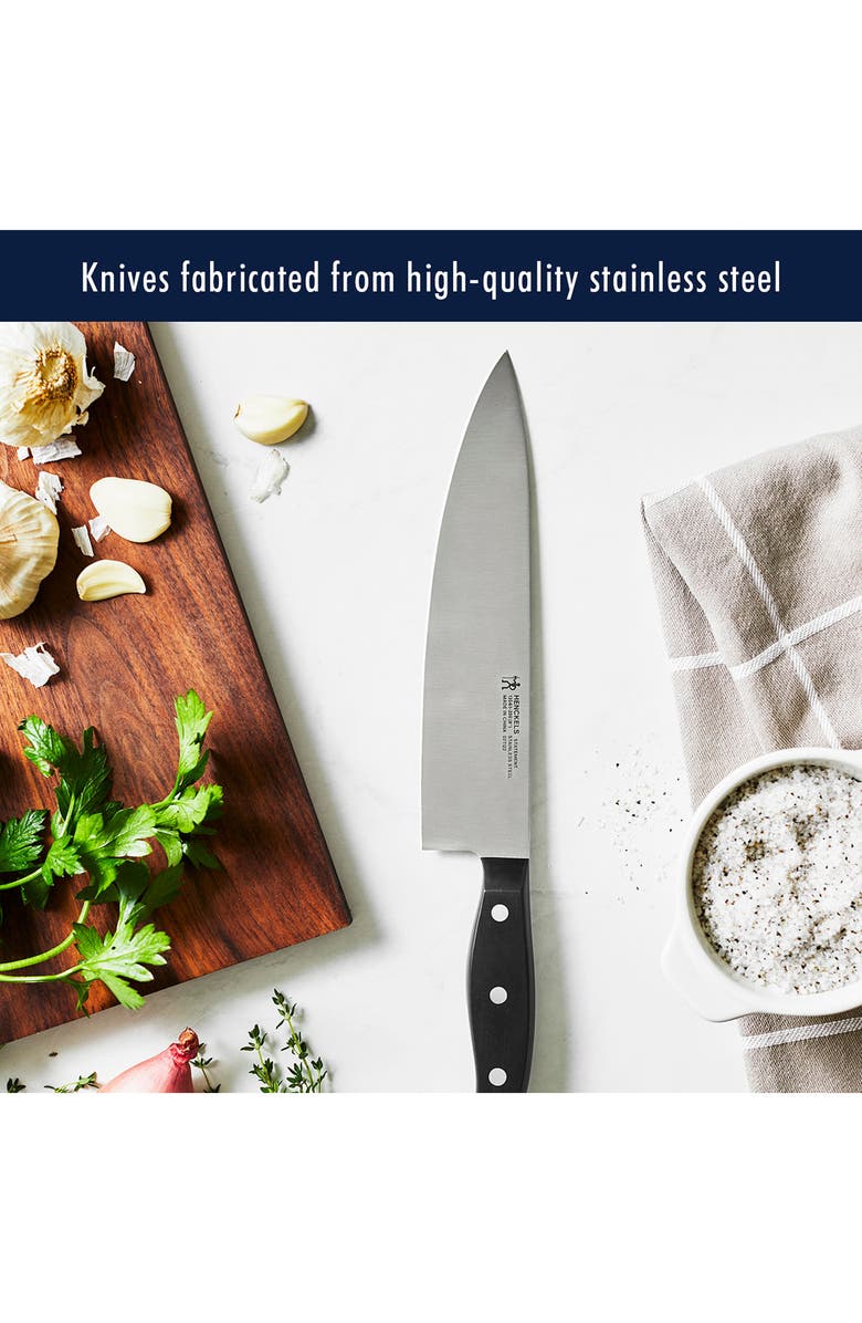 HENCKELS CUTLERY Statement 12-Piece Knife Block Set, Alternate, color, Black