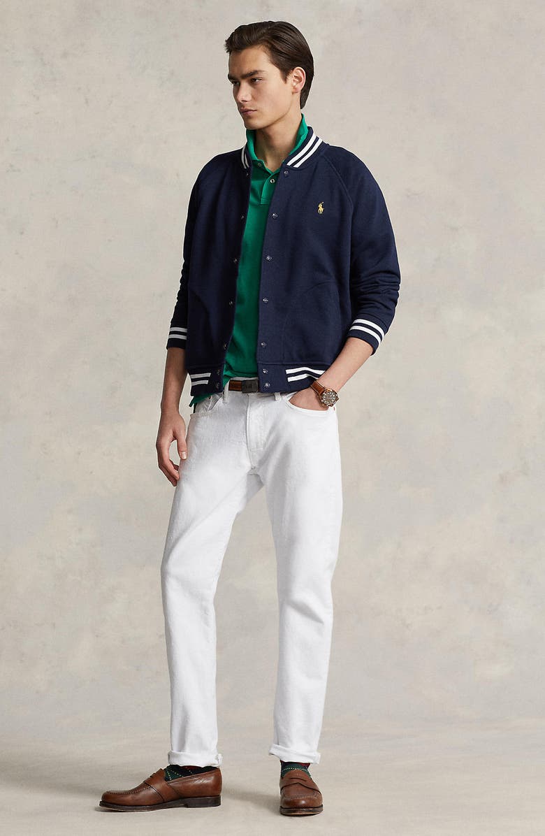 Polo Ralph Lauren Classic Athletic Fleece Baseball Jacket, Alternate, color, 