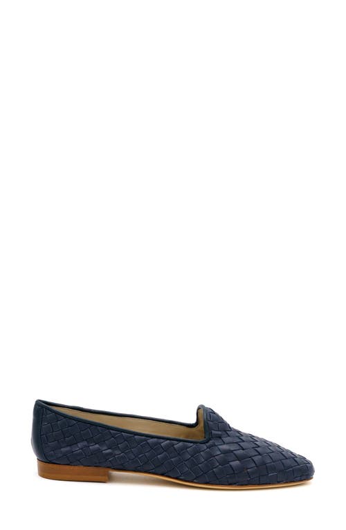 Amalfi By Rangoni Gastone Perforated Espadrille In Peacot Stuoia Dama