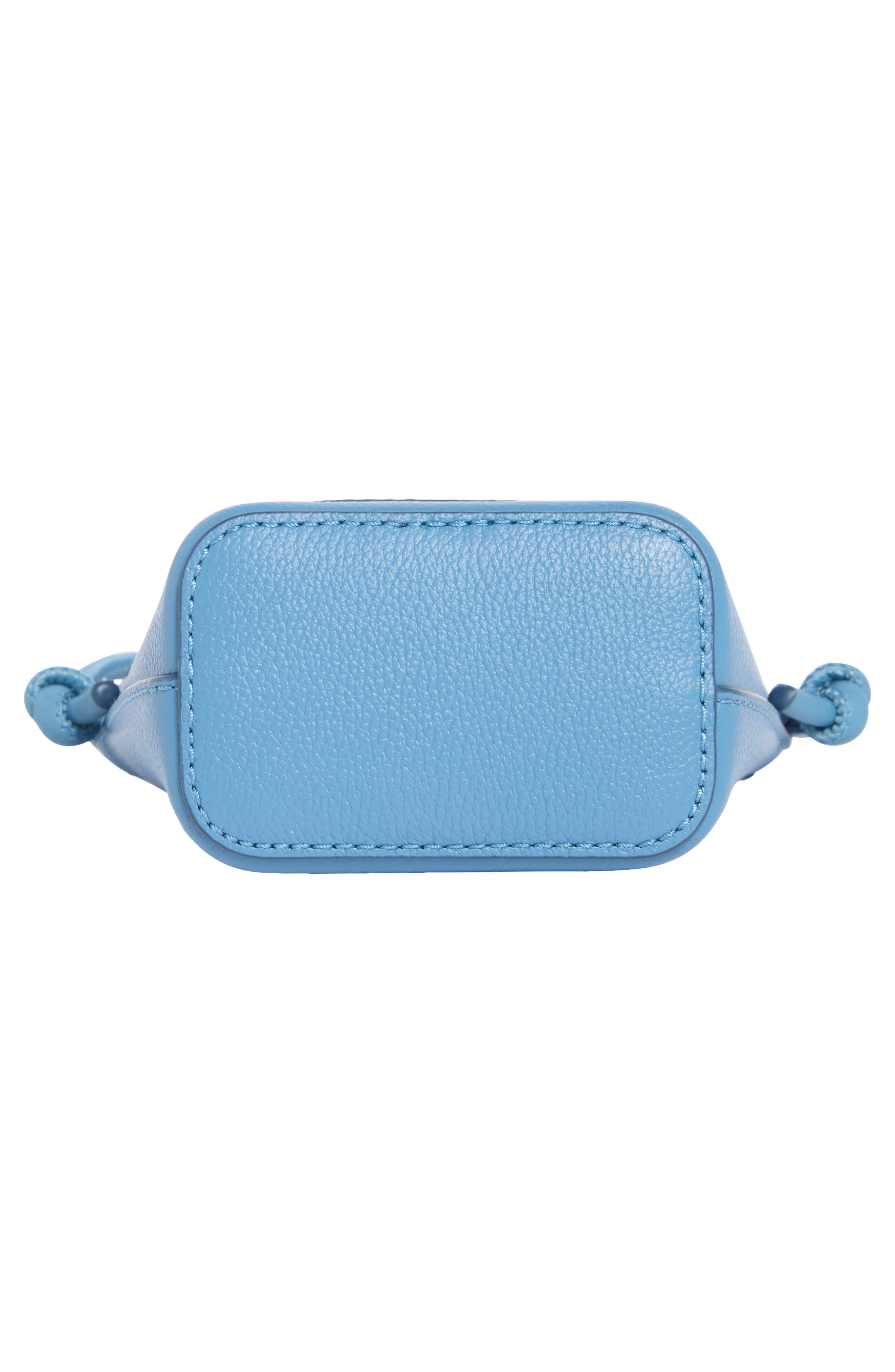 MCM Diamond Flat Bag, Alternate, color, Blue Heaven