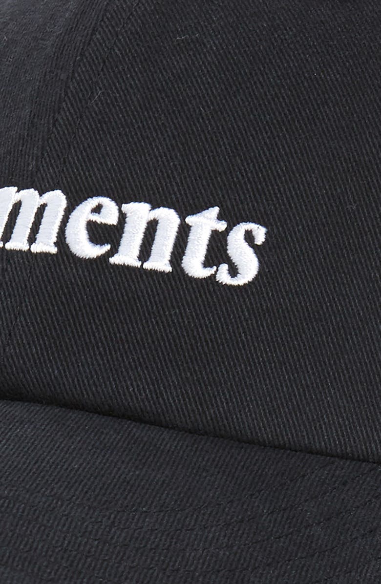 VETEMENTS New Logo Cotton Baseball Cap, Alternate, color, 