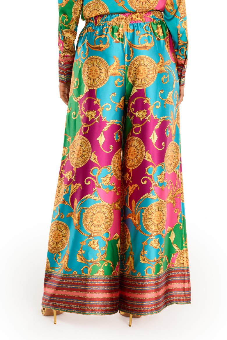 Marcia Silk Pant, Alternate, color, Dolce Sun