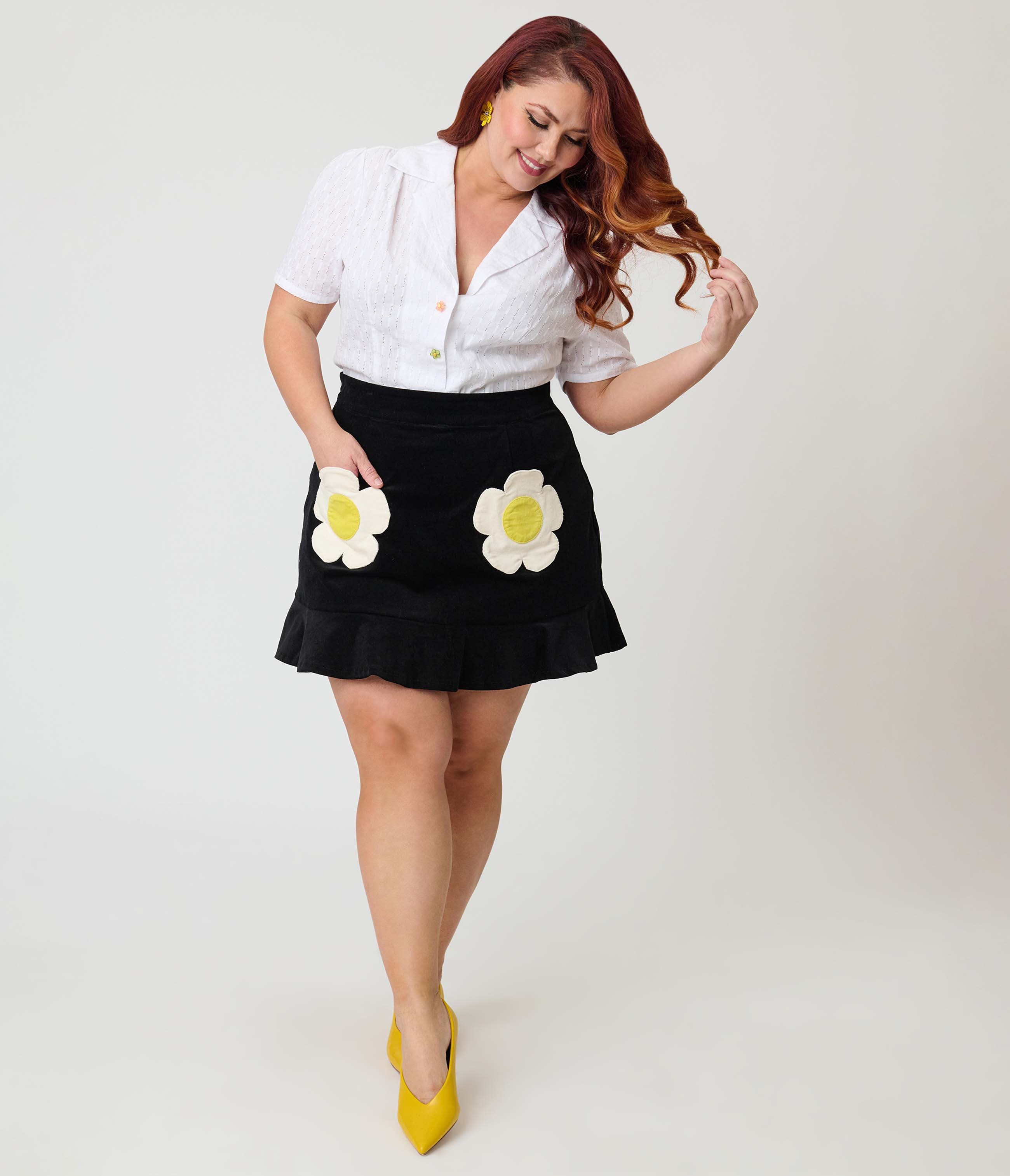 Plus Size Flounce Mini Skirt (Women) | Nordstrom