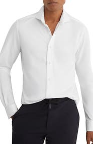 Reiss Monaco Slim Fit Stretch Jersey Shirt