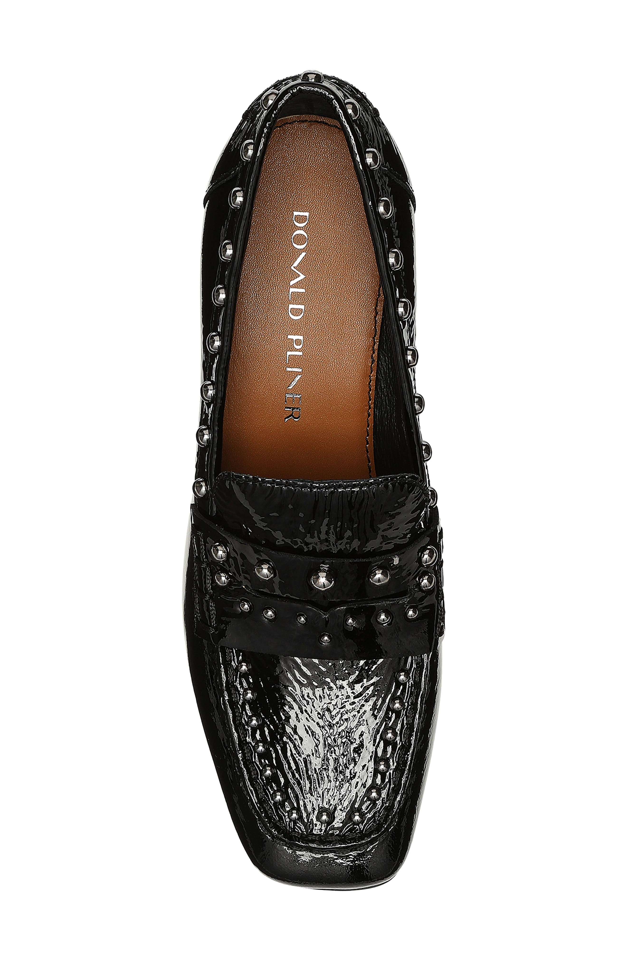 Donald Pliner Cormac Stud Block Heel Loafer (Women) | Nordstromrack