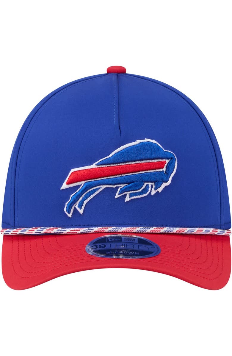 New Era Men's Royal/Red Buffalo Bills Rope M-Crown A-Frame 39THIRTY Flex Hat, Alternate, color, Royal