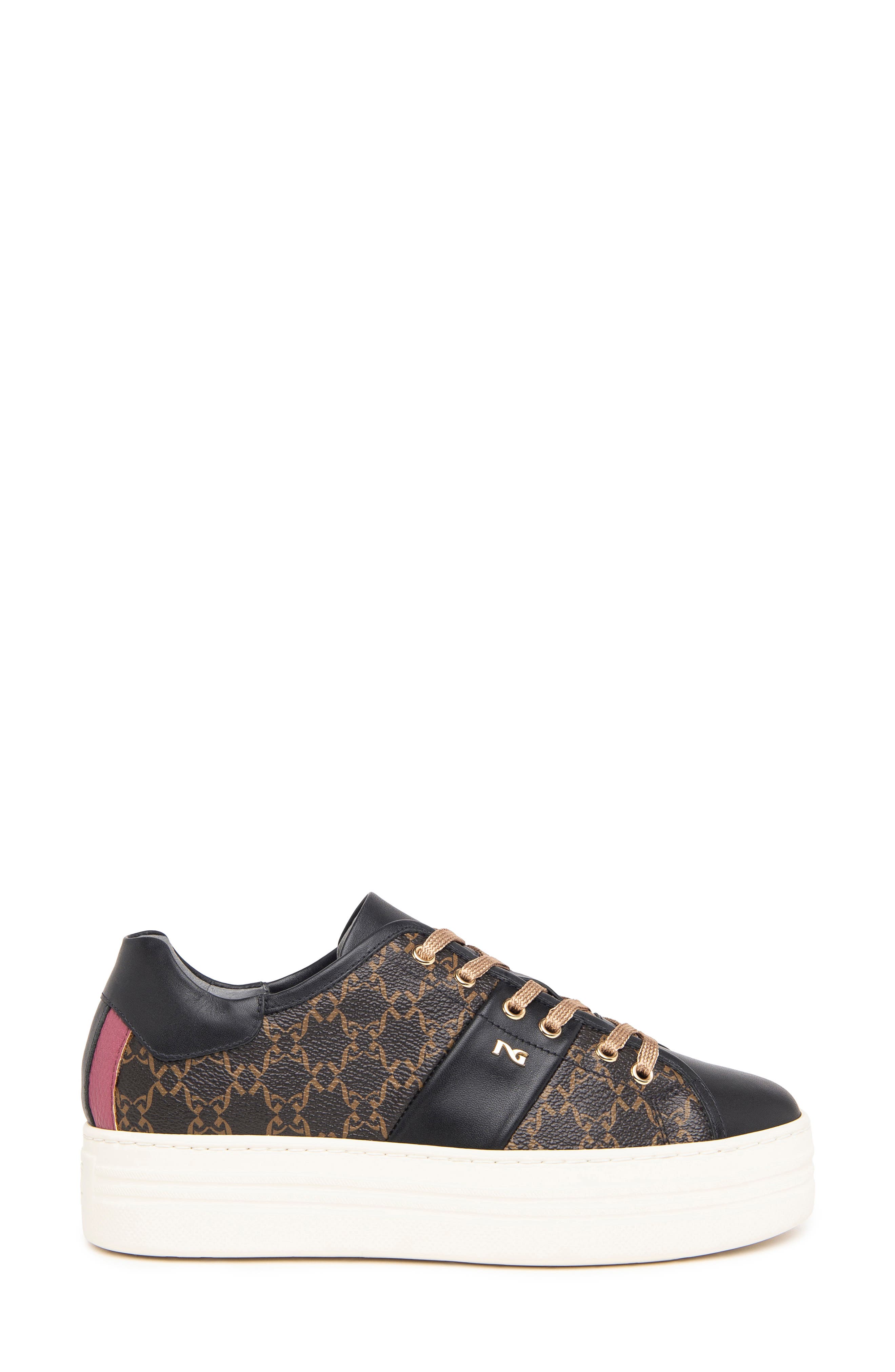 Logo Skater Platform Sneaker, Alternate, color, BLACK