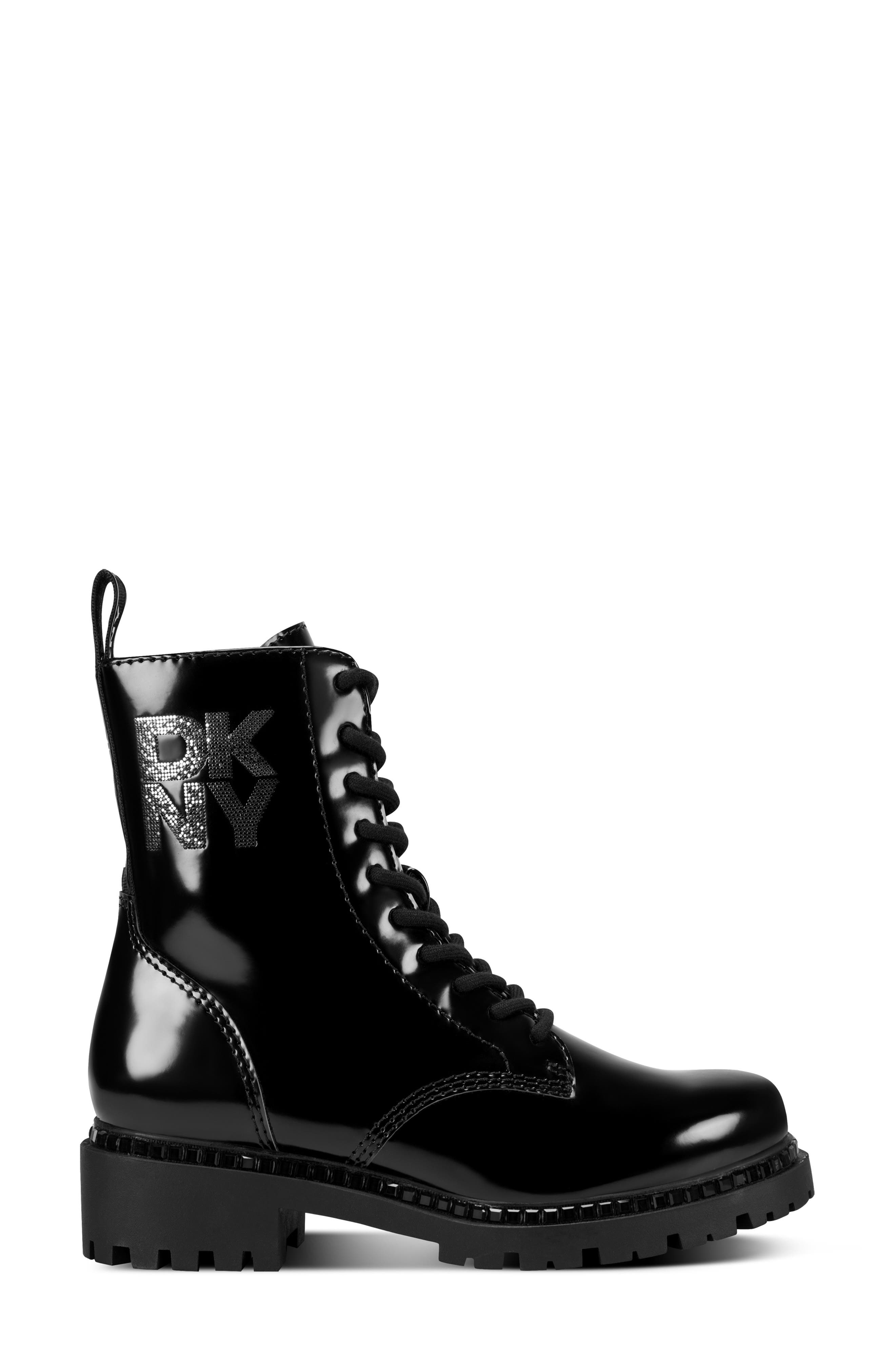 DKNY Rufus Lug Sole Bootie, Alternate, color, 