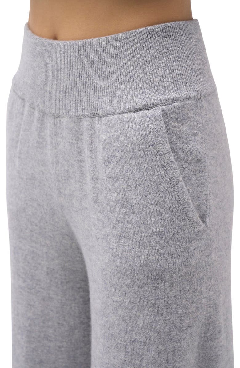 GOBI Mongolian Cashmere Wide-Leg Cashmere Pants, Alternate, color, High Rise