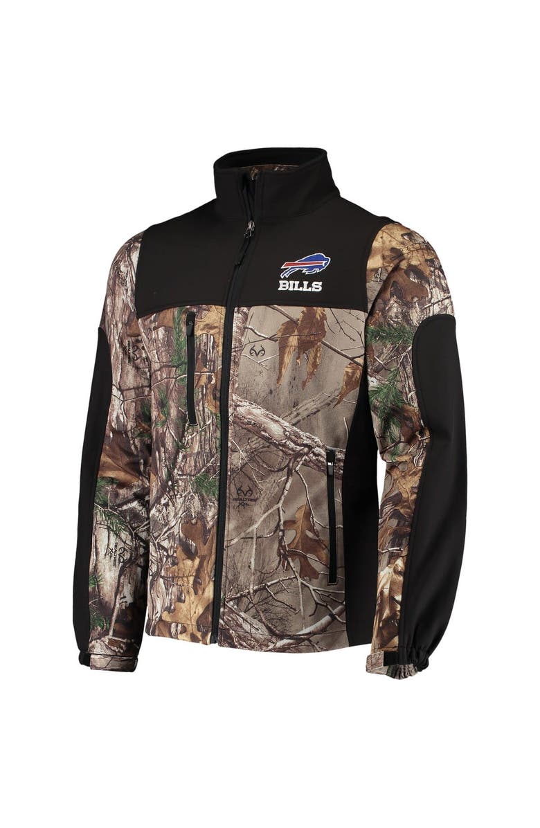 DUNBROOKE Men's Dunbrooke Realtree Camo/Black Buffalo Bills Circle Hunter Softshell Full-Zip Jacket, Alternate, color, 