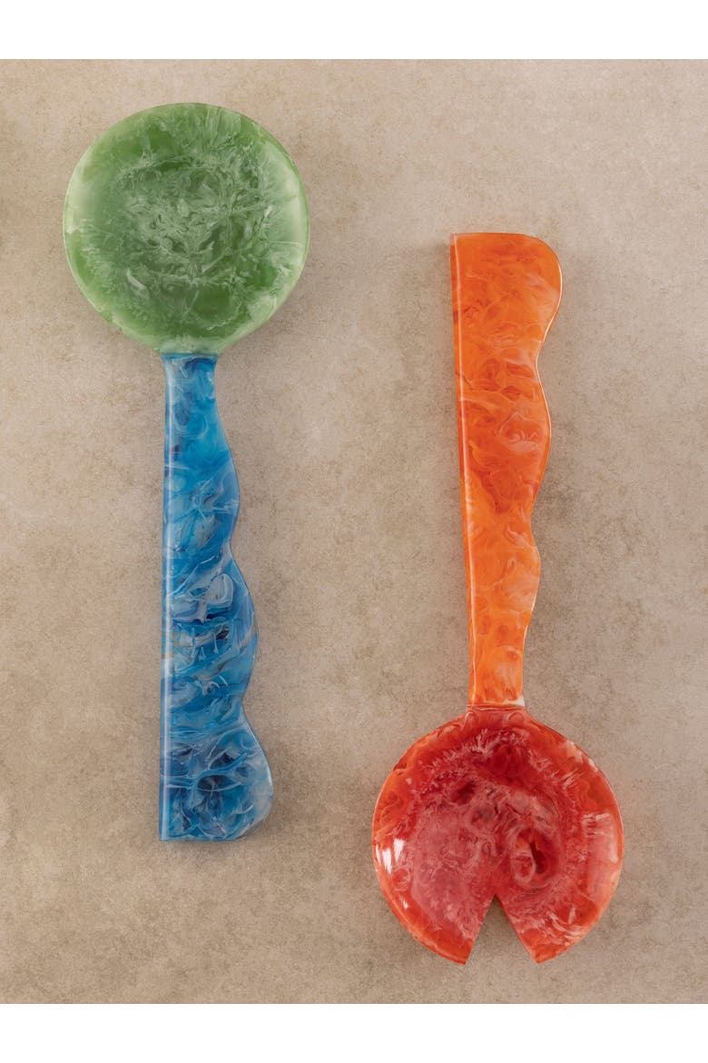 Hawaii Salad Servers, Main, color, Multicolored