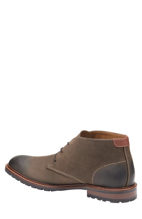 Johnston & Murphy Boswell Chukka Boot In Brown Oiled Full Grain