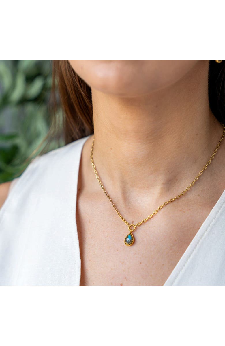 Loni Paul Jewelry Labradorite Prong Pendant Necklace, Alternate, color,