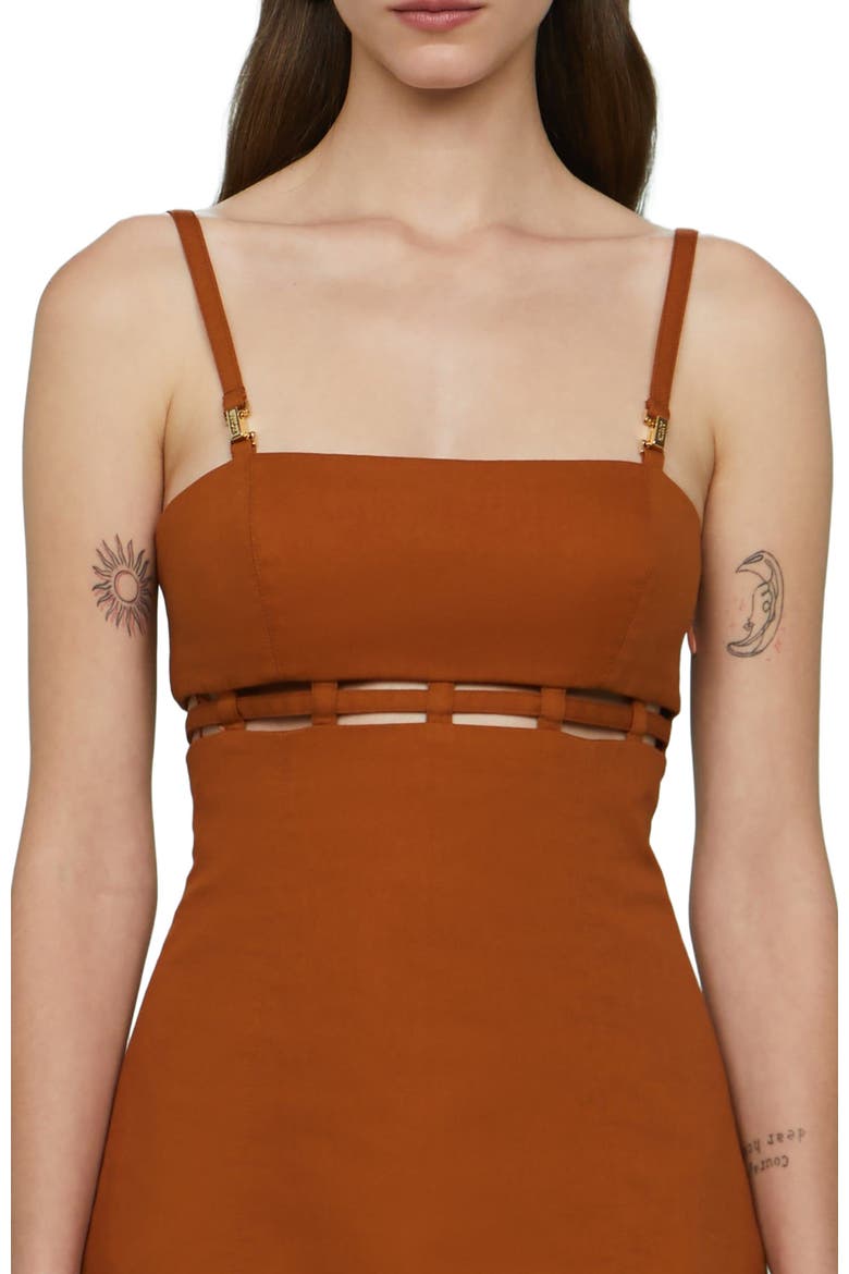 Rei Twill Mini Dress, Alternate, color, River Rock