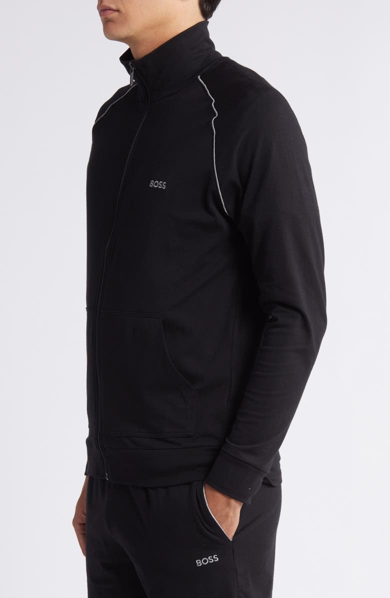 BOSS Mix Match Zip Jacket, Alternate, color, Black