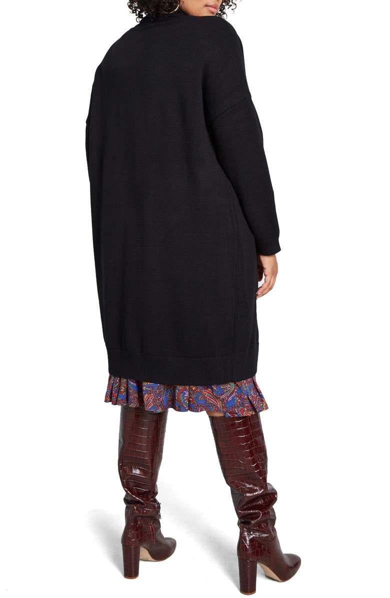 ModCloth Open Front Sweater Coat, Alternate, color,