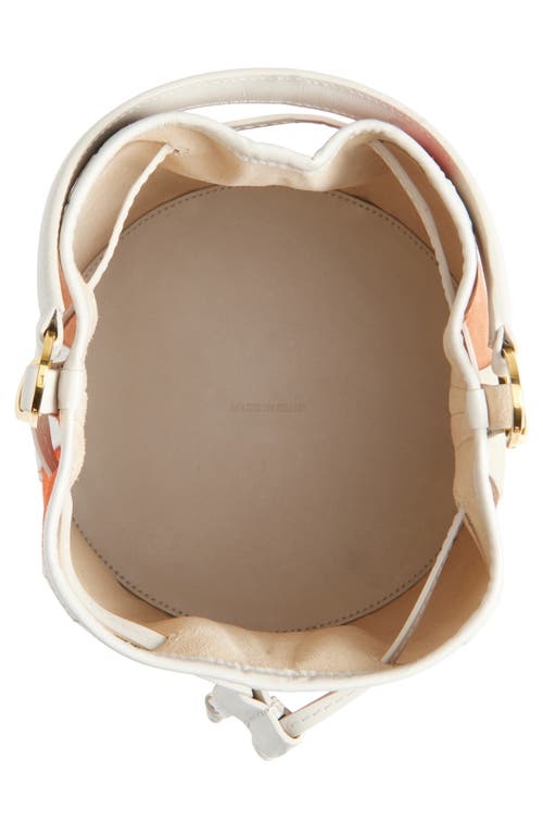 Altuzarra Small Drum Mixed Leather Bucket Bag In Multi