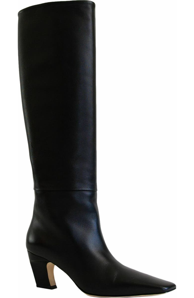 Neil J. Rodgers Meg Knee Boot, Alternate, color, Black Nappa