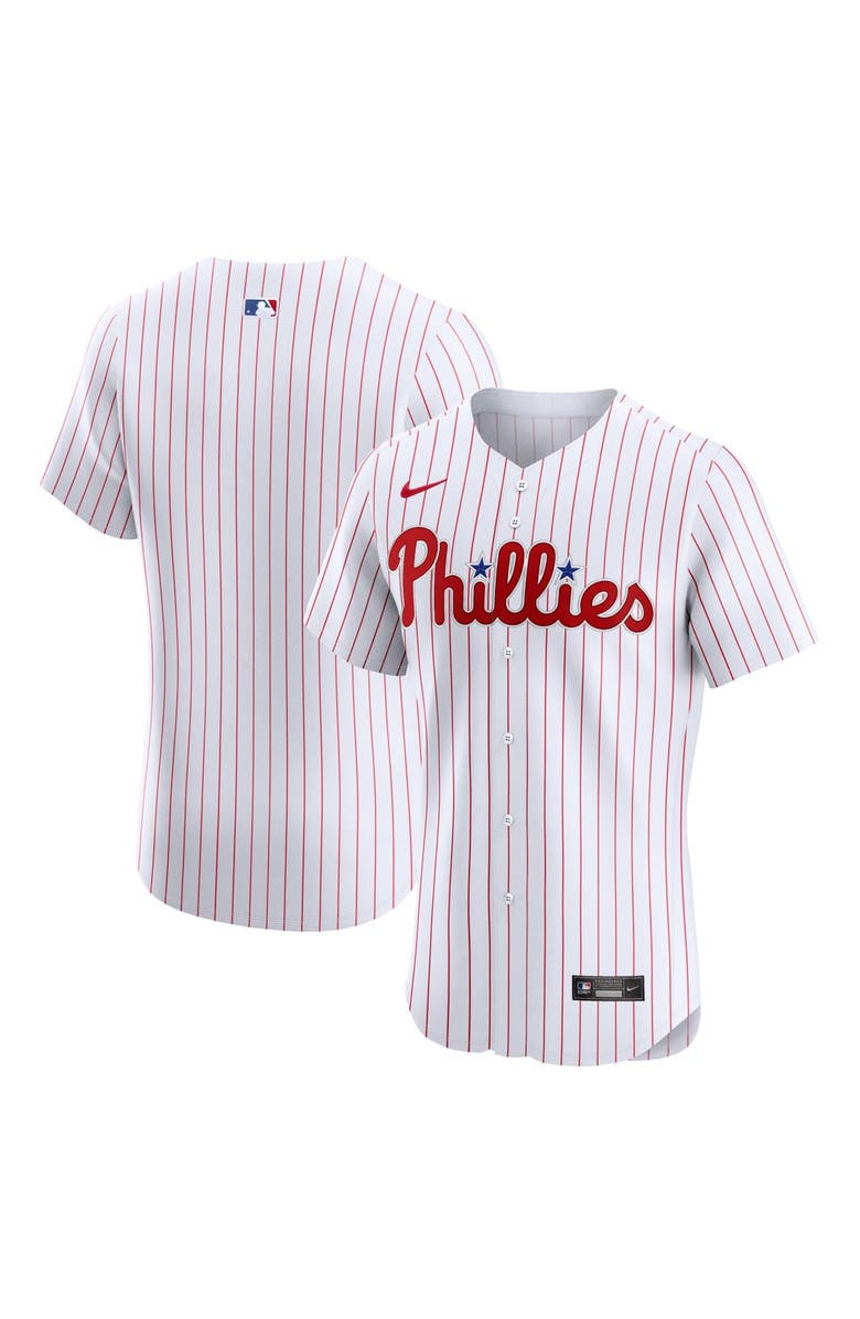 Nike Men's Nike White Philadelphia Phillies Home Elite Jersey, Main, color, White
