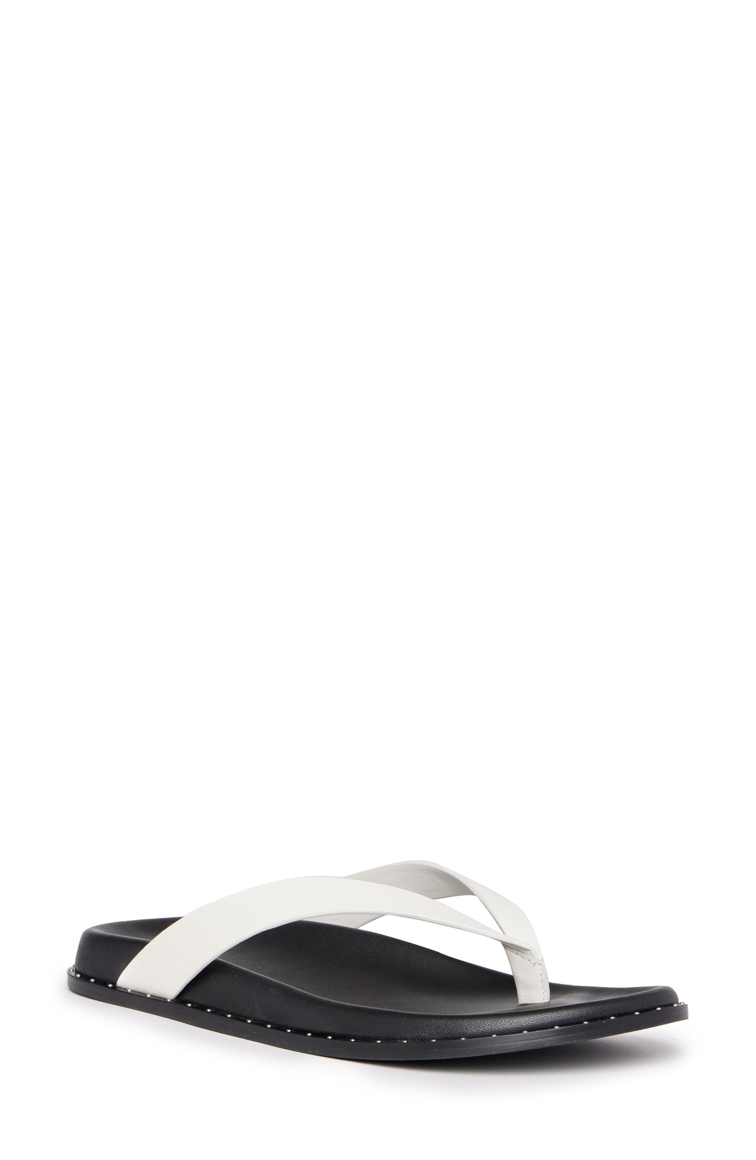 PAIGE Zadie Flip Flop, Main, color, Cream