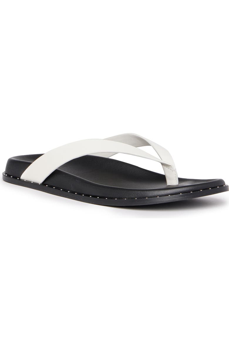 PAIGE Zadie Flip Flop, Main, color, Cream