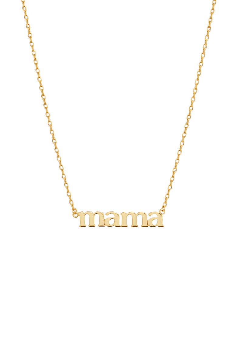 Mama Necklace - Mama Necklace, Main, color, Gold