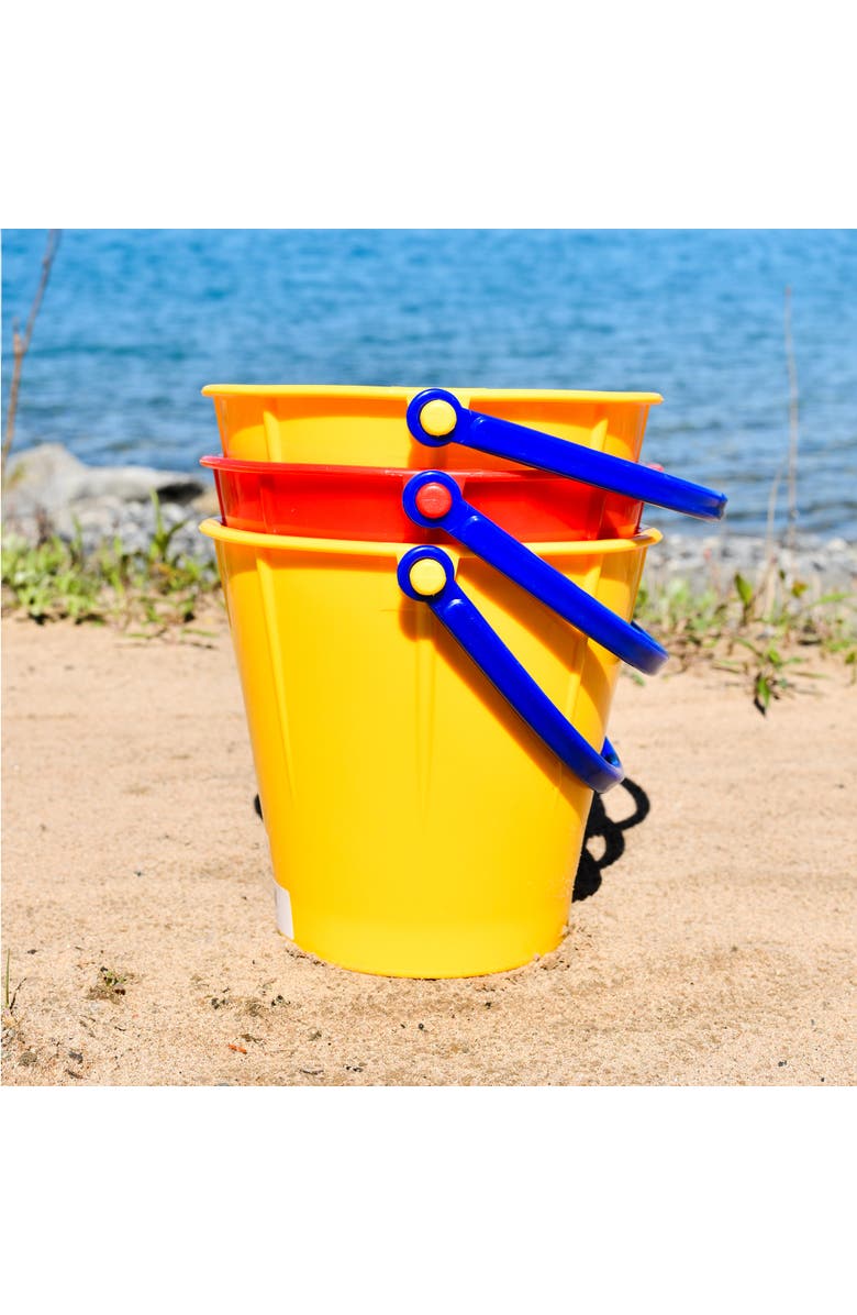 SPIELSTABIL Large Sand Pail 3 Pack, Alternate, color, Multi
