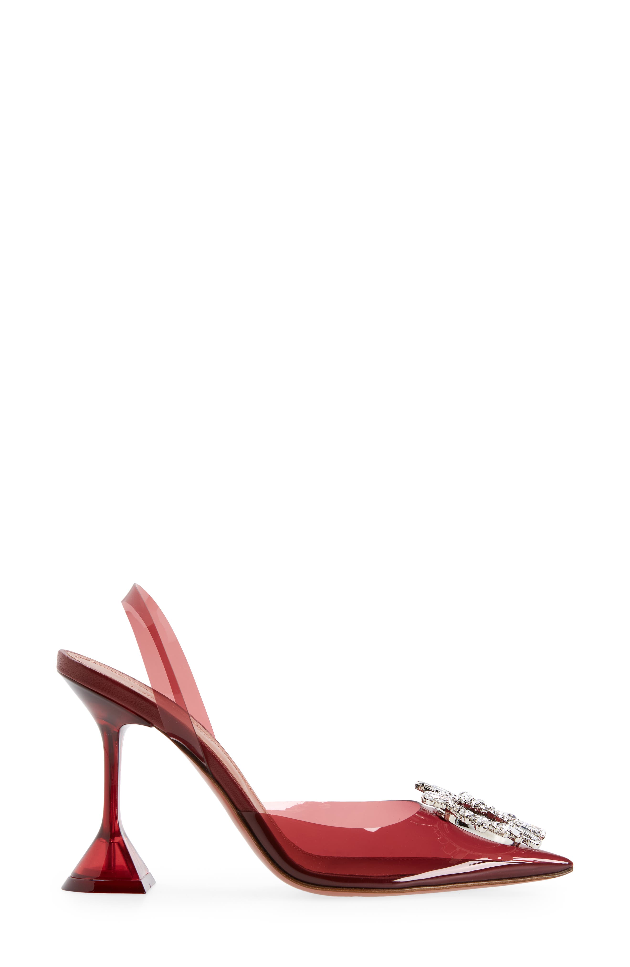 Begum Glass Pointed Toe Slingback Pump, Alternate, color, BORDEAUX