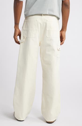 Relaxed Fit Denim Carpenter Pants